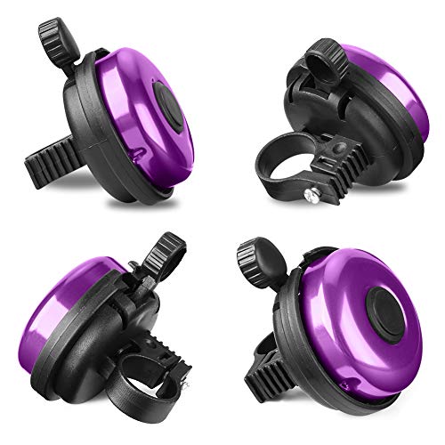 image for Accmor Classic Bike Bell, Aluminum Bicycle Bell, Loud Crisp Clear Soun
