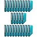 Netuno 25x Ordner Aktenordner türkis 2-Ringordner Ekobox folder organiser 5cm A4 schmal aus Pappe Karton für Büro Regal Mappen office Schreibtisch