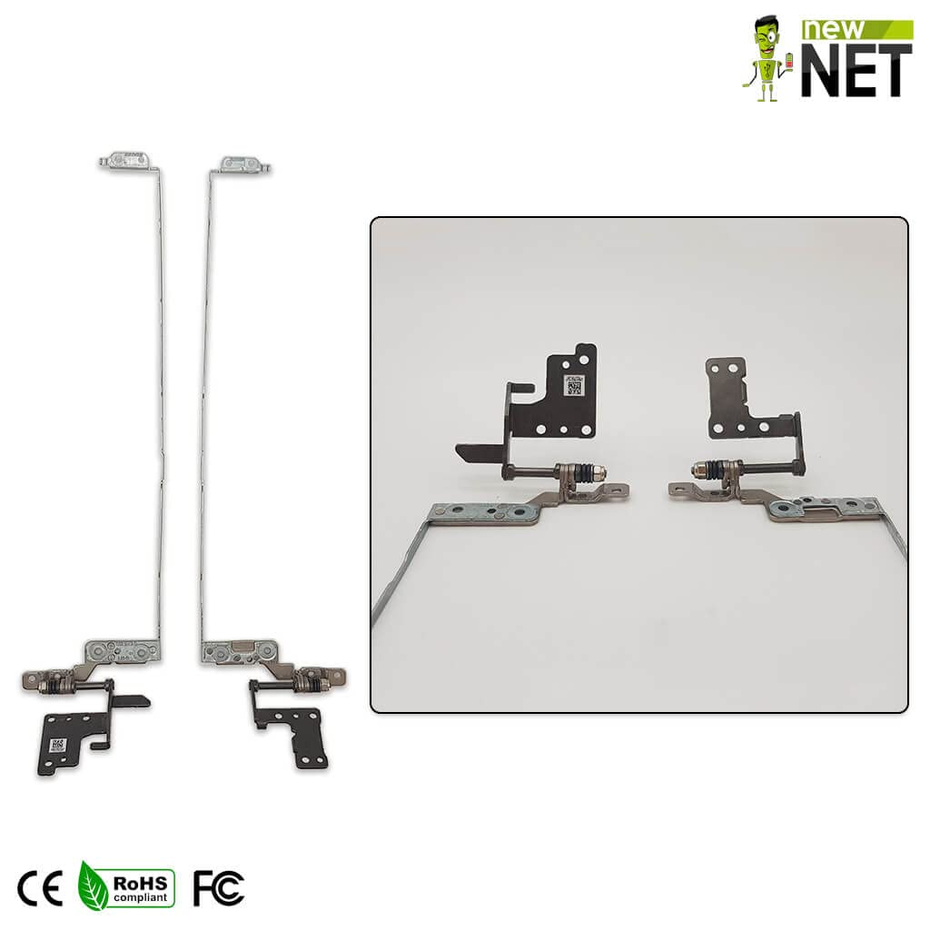 new net - Hinges Coppia Cerniere Supporti staffe per LCD Display compatibili con HP 250 G8 255 G8 ProBook 440 G8 256 G8