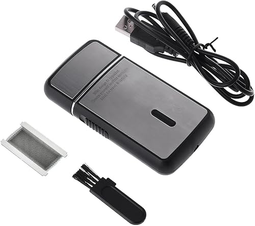 Miniatura 2 de Portátil para hombre eléctrico para máquina de afeitar de hoja USB recargable viaje casa despertador