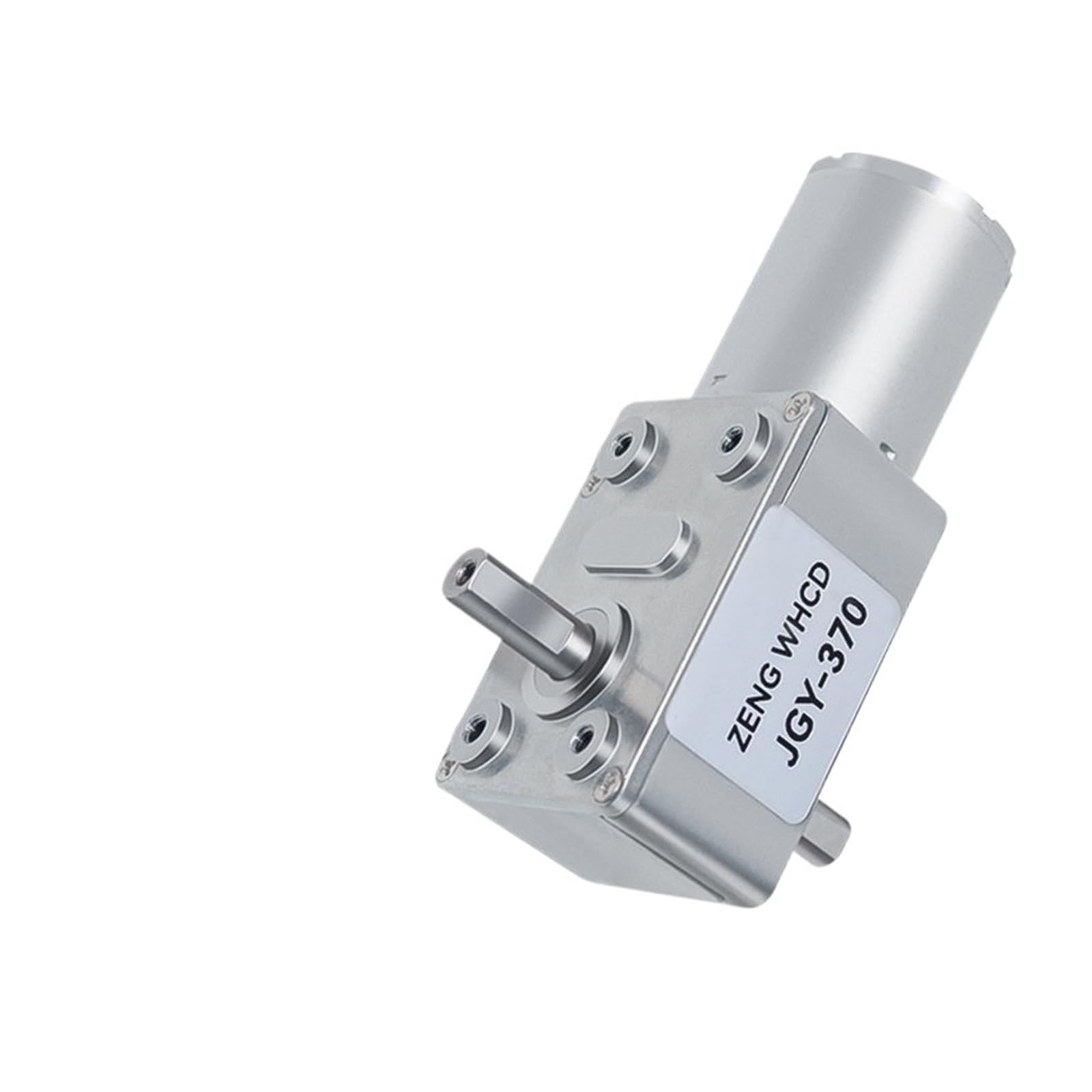 AARTERZZA JGY370 Dual-Axis D-Type Hollow Shaft Worm Gear Reduction DC Forward and Reverse 25kg Metal 92RPM_6V