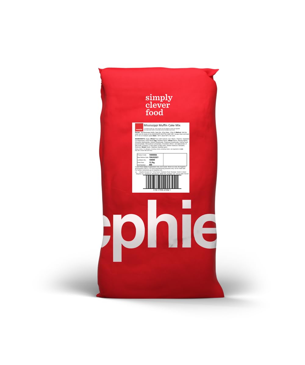 Macphie Mississippi Plain Muffin Mix 12.5kg