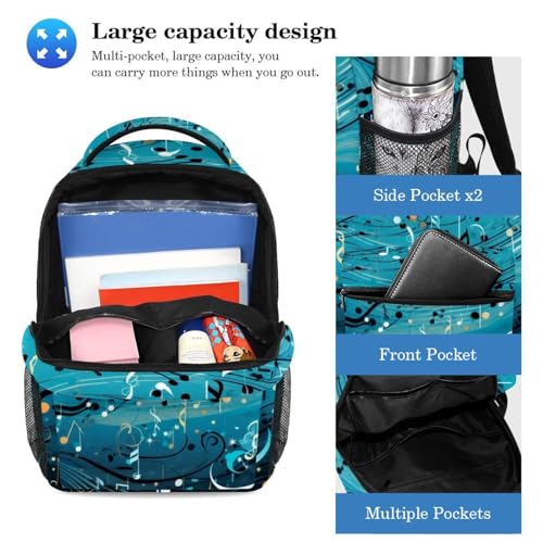 Sac à dos espace bleu 2 pièces avec trousse pour collégiens - 3