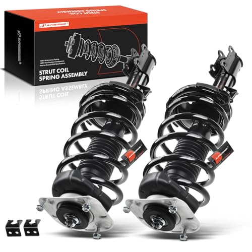 A-Premium Front Struts Compatible with Volvo XC90 2003-2014 - 2x Replacement Suspension Complete Strut Assembly Shock with Coil Spring