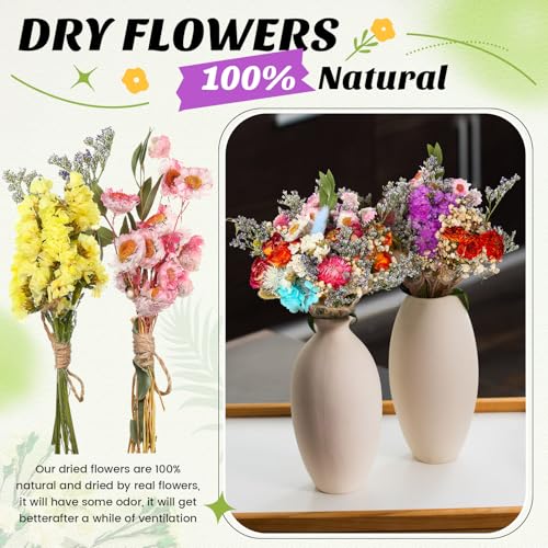 Mini ramilletes flores secas Olvídame 30 piezas miniatura 3