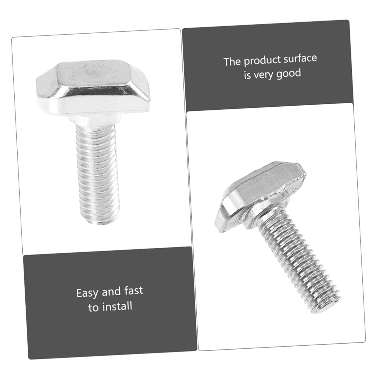 50pcs M8x25 Carbon Steel Hammer Head T Slot Bolts for CNC Routers