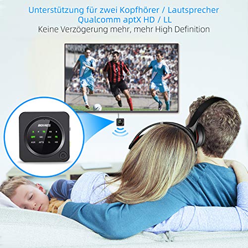 Boiros - Adattatore audio Bluetooth 5.0