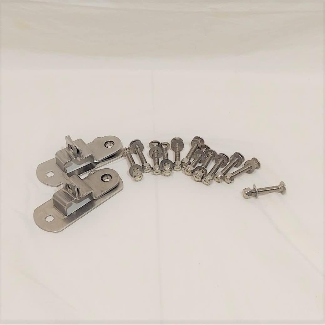 Kay Trailer Door Latch 1 Pair 60 Inch Aluminum Stainless Hasp Mounting Hardware