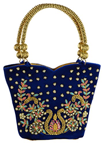 Image of TOOBA Handicraft Women's Clutch Bag Purse | Embellished Design Bag, Bridal Purse & Party Handbag Designer- Wedding & Special Occasion Clutch