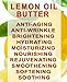 Botanical Beauty LEMON OIL BUTTER 100% Natural Pure VIRGIN UNREFINED RAW Cold Pressed. Lemon essential Oil, Shea Nut Butter Butyrospermum Parkii for Face, Skin, Body, Hair, Nails (4 Fl Oz)