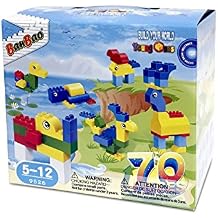 Young Ones Block Building Kit 70 Piece, Assorted