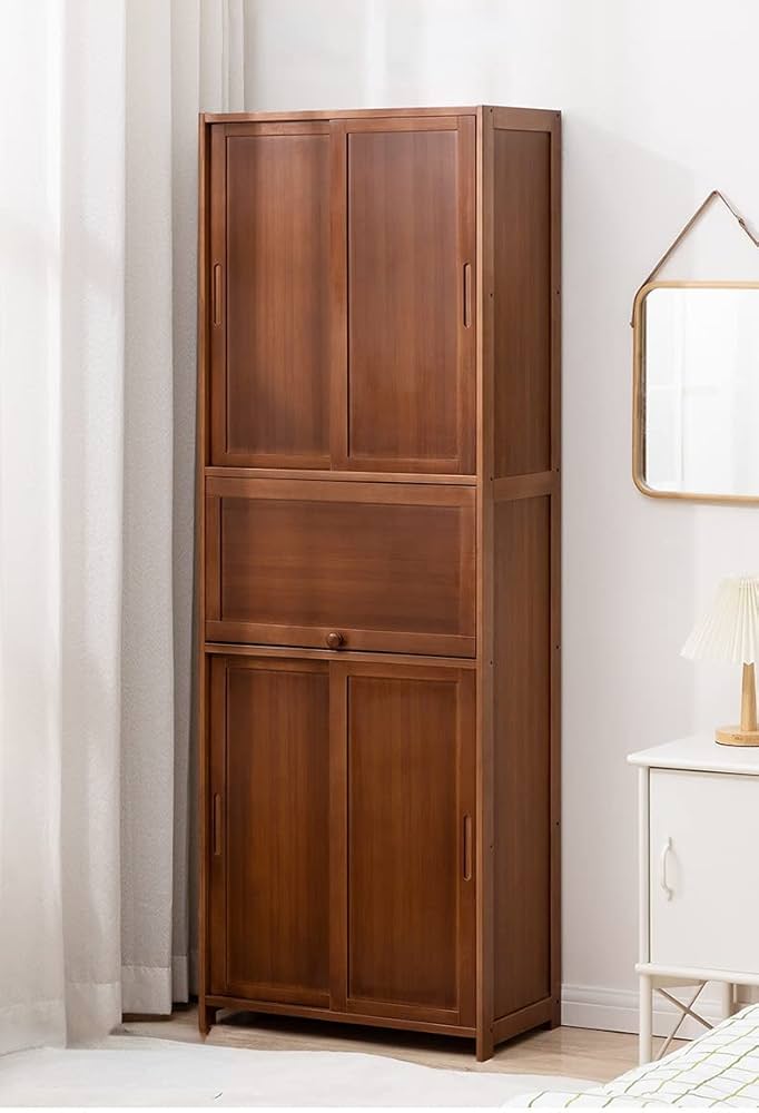 木製ワードローブ/鍵付き Amazon.co.jp: Kaitou ワードローブ 4段収納 簡単組立