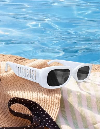 Marble Bride Sunglasses, Bride to be Decorations Glasses, Bachelorette Bach Wedding Party Favor Gift Glass4