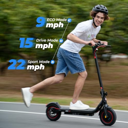 Electric Scooter, 500W/750W Powerful Motor, 22/25 MPH Top