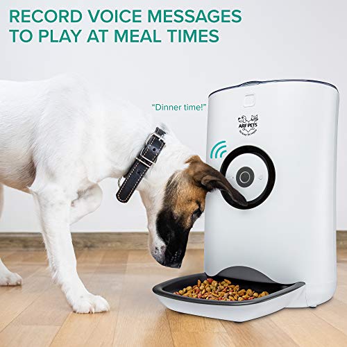Arf Pets Smart Automatic Pet Feeder With Wi-Fi, Programmable Food Dispenser For Dogs & Cats With Easy App-Controlled Feed Timer, 29-Cup Capacity, Dishwasher-Safe Bowl & Bucket, For Iphone & Android #TOP4