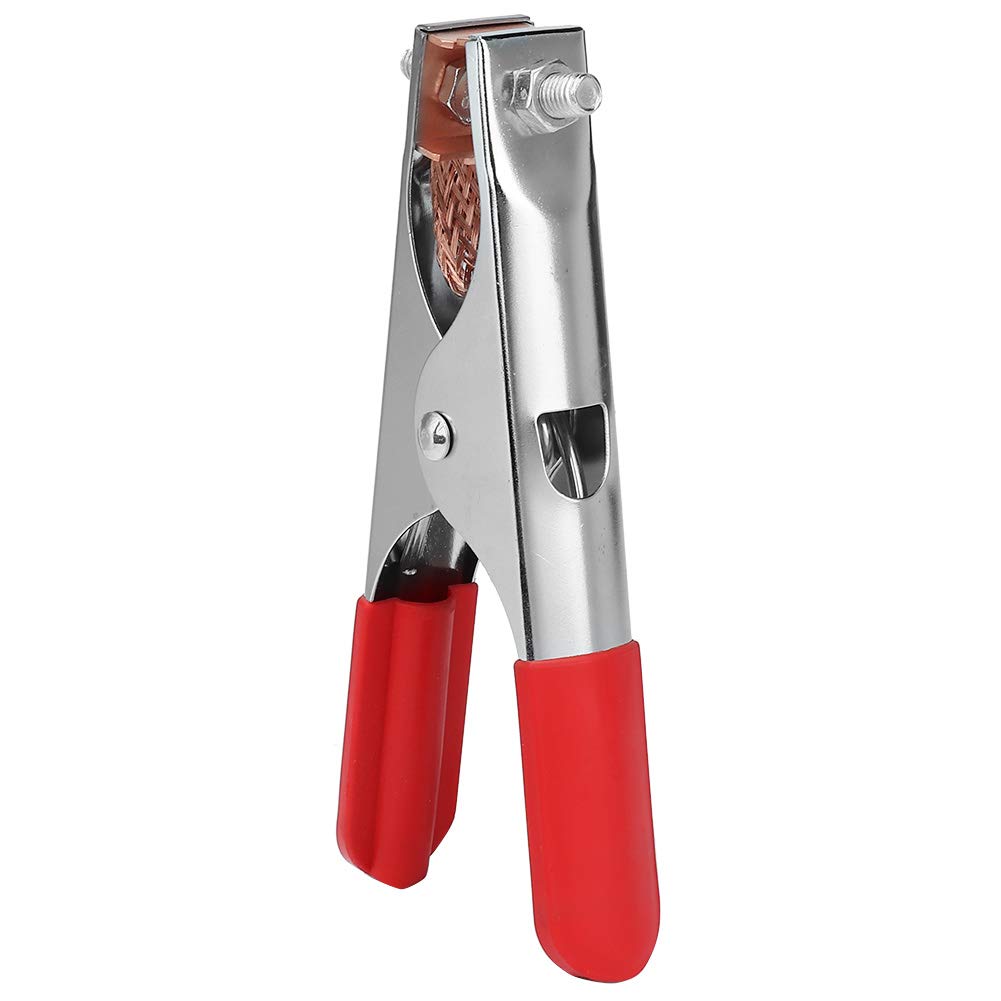 Respicefinem 300A Plated Brass Welding Earth Ground Cable Clip Clamp for Welding Machine