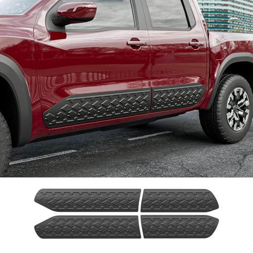 powoq Door Molding Trim Compatible with 2022 2023 2024 2025 2026 Nissan Frontier Body Side Molding All Weather Replacement for 2022 2023 2024 2025 2026 Nissan Frontier Accessories