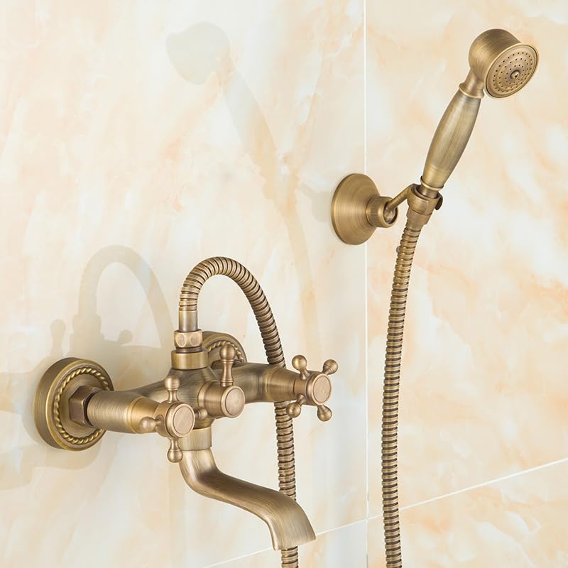 Mitigeur de baignoire mural en T en laiton pour remplacer un robinet qui fuit