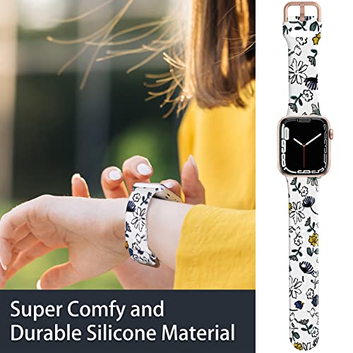 Image of ACESTAR Double Sided Band Compatible with Apple Watch Band 38mm 40mm 41mm /42mm(Series 11 10), Spider Web Cartoon Soft Silicone Replacement for iWatch Series 11 10 9 8 7 6 5 4 3 2 1 SE