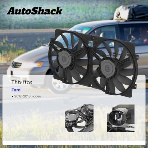 image for AutoShack Radiator Cooling Fan Assembly Replacement for 2012 2013 2014