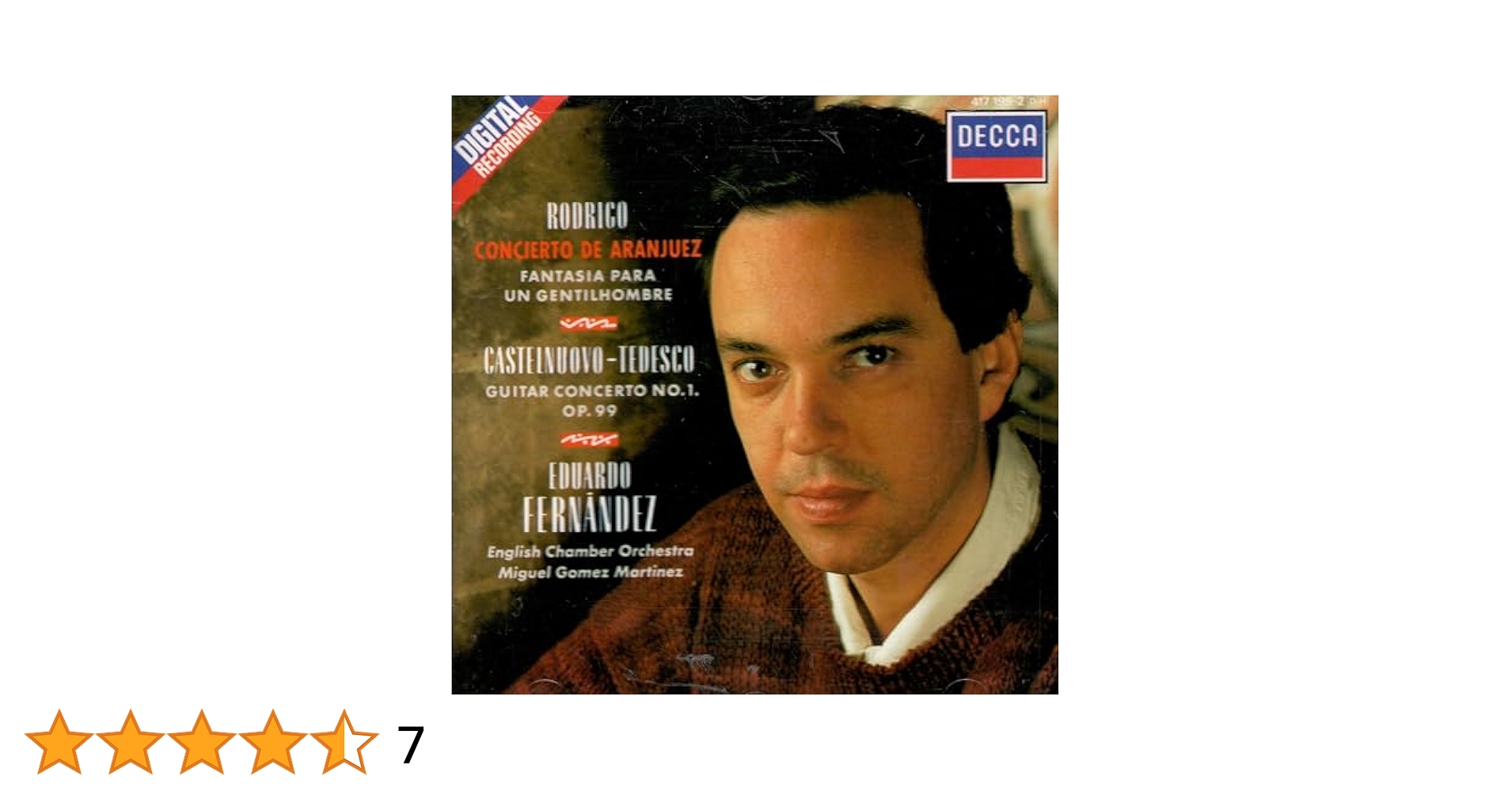 Rodrigo - Concierto De Aranjuez & Fantasia / Castelnuovo