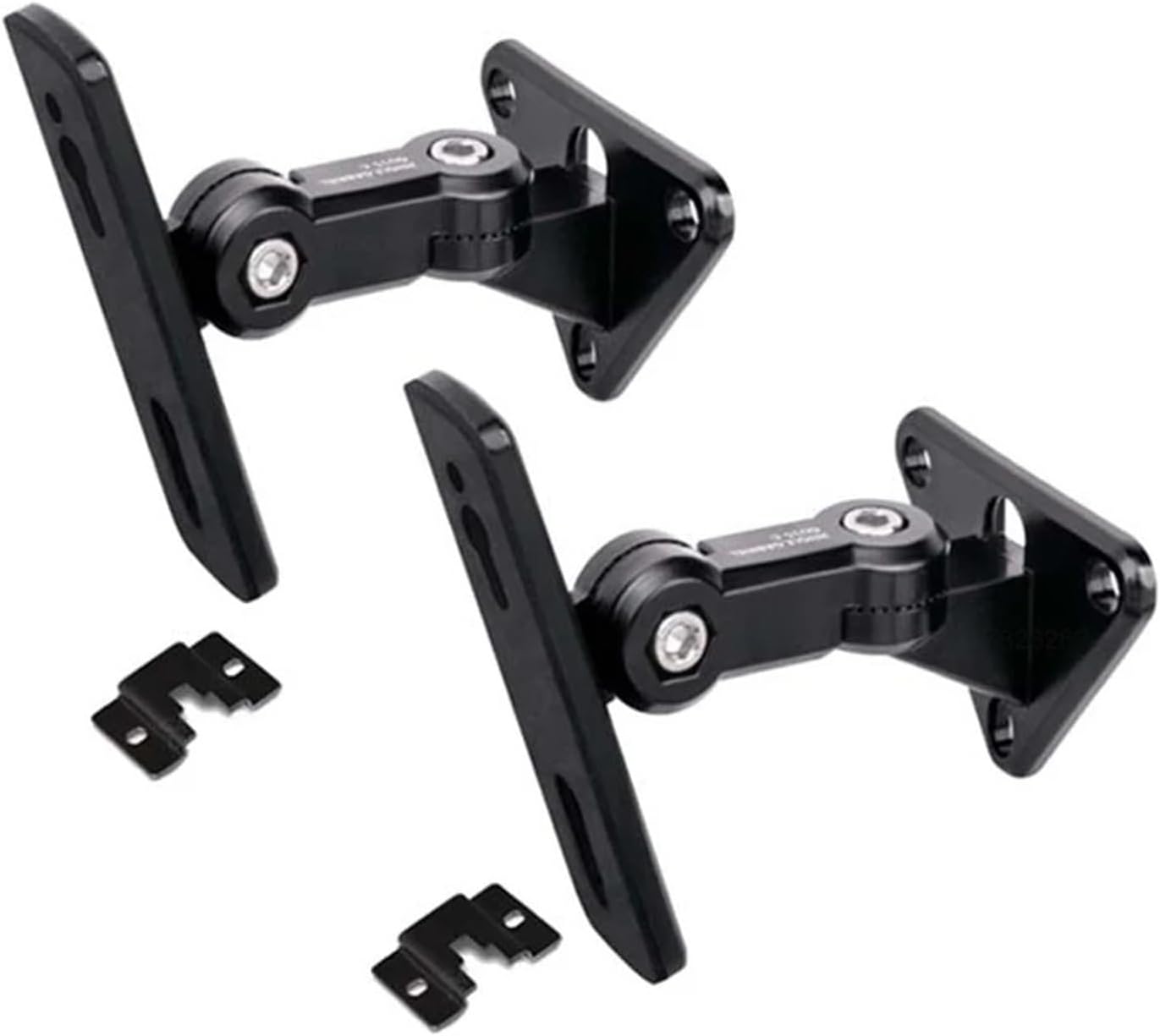 1 Pair GU15 304 Stainless Steel Alloy Audio Speaker Wall Bracket Mount Speaker Bracket Hanger Load 15kg 33lbs