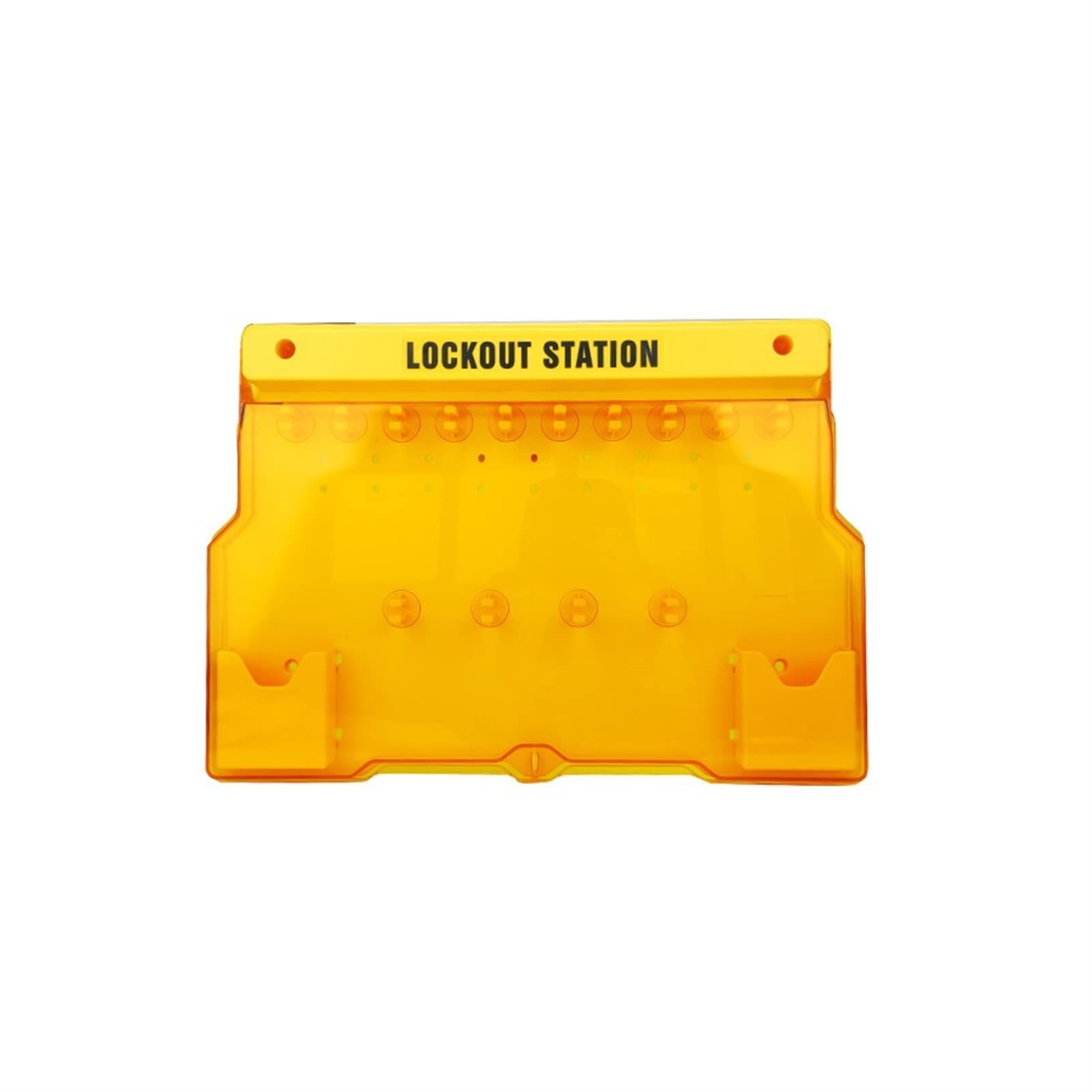 Flyafish Security Lock Station Portable PC Plastic Lock Holder 12 Lock Management Butler Security Lock Station Lock Kit