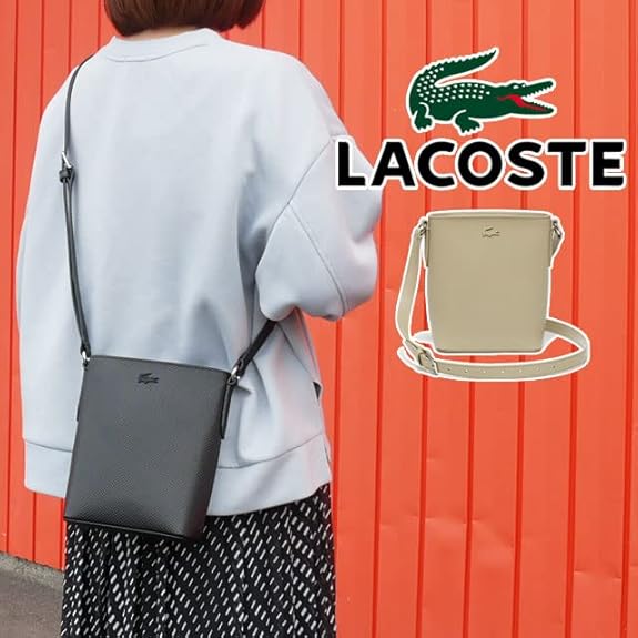 Amazon | [ラコステ] NF4233 ショルダーバッグ シャンタコ ポーチ 斜め