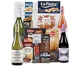 Lote 5: Cesta de Navidad con Embutidos de Bellota y Tres Vinos Premium - Ibéricos a domicilio gourmet
