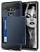 Vofolen Galaxy Note 9 Case Sliding Cover Note 9 Wallet Case Credit Card Holder ID Slot Heavy Duty Protection Dual Layer Protective Hard Shell Hybrid Bumper Armor for Samsung Galaxy Note 9 (Navy)