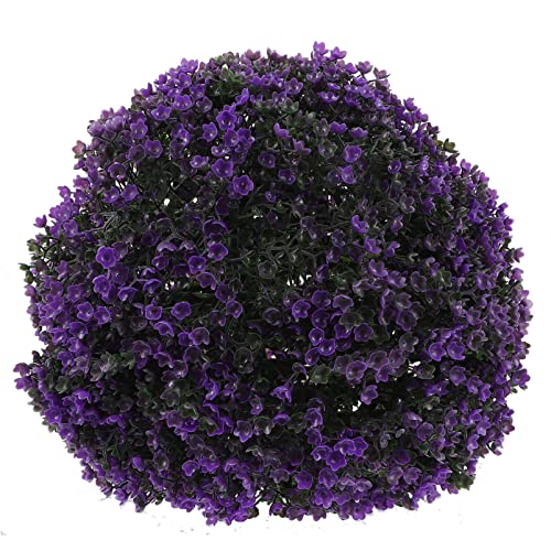 Happyyami Artificiale Erba Palla Viola Pianta