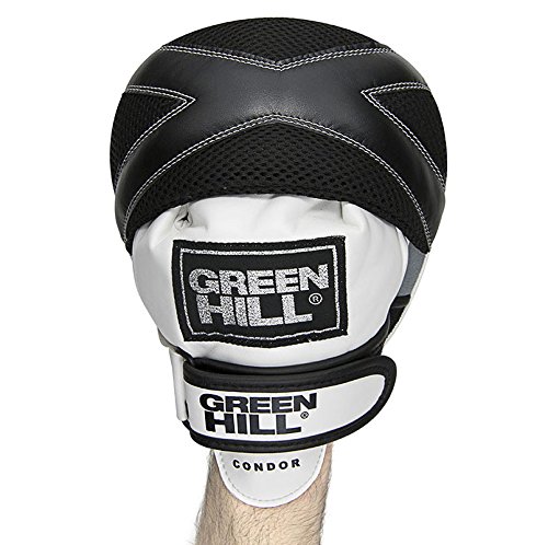 Guanti Da Allenamento Boxe Green Hill - Colpitori Professionali In Pelle Per Focus Mitt - Foto 12
