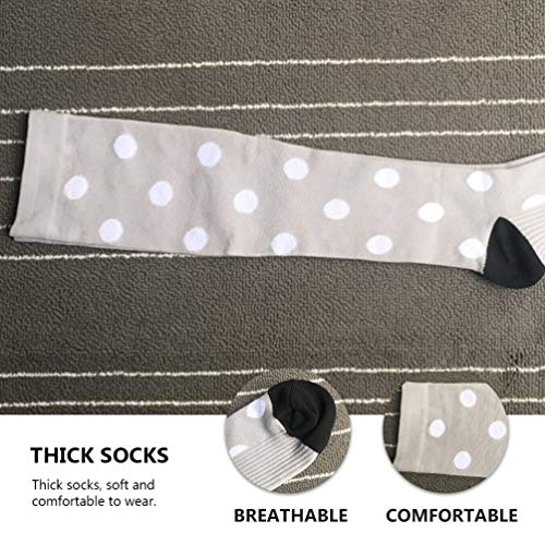BESPORTBLE Esporte Meias Até O Joelho Polka Dot Ciclismo Corrida Caminhadas Esportes Meias de Compre