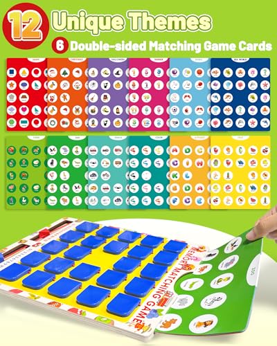 Matching Memory Game for Kids, Travel Toys Games Activities for 3-5 4-8 - image 3