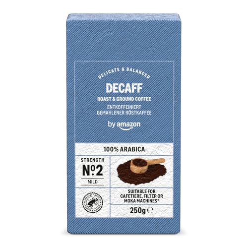 by Amazon Caffè Decaffeinato macinato, tostatura...