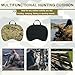 Lcoygia Portable Hunting Seat Cushion,Concave Design Thicken Stadium Seat Cushion, Dirty Proof Lightweight Outdoor Cushion,for Camping,Hunting, Fishing,ect. (Leaf)