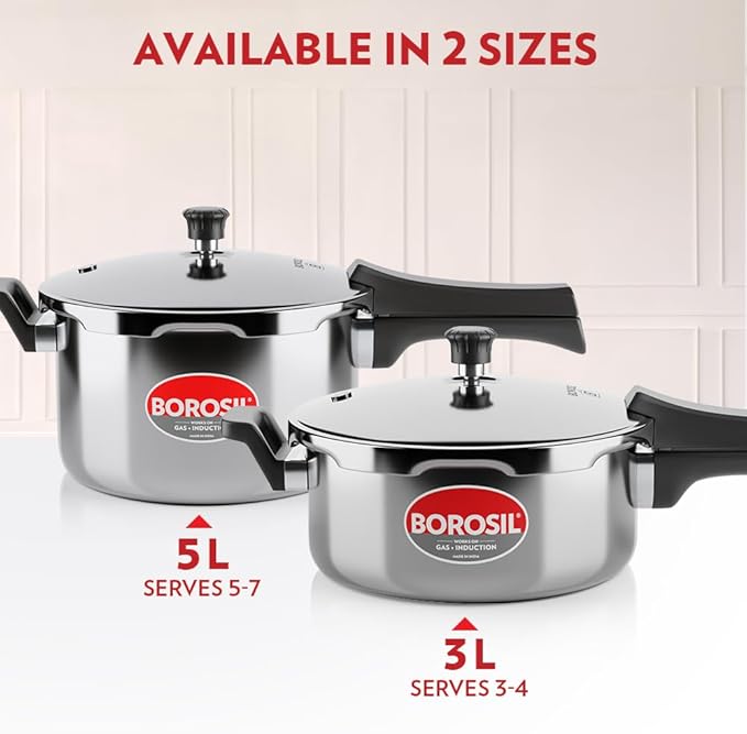 Olla a Presión Acero Inoxidable 6.5L Borosil miniatura 8