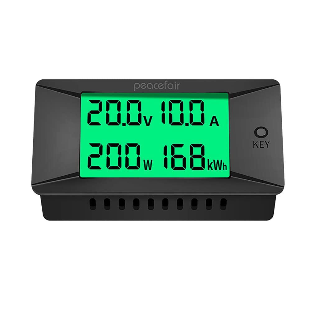 DollaTek Affichage CC voltmètre numérique Voiture ampèremètre bidirectionnel Puissance Kwh Watt mètre 300V 300A Shunt Bulit-in