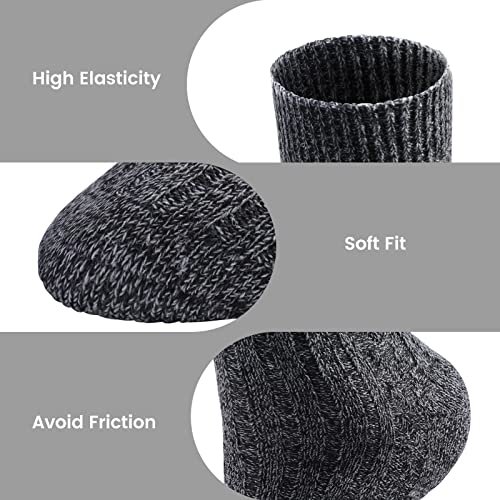 Image of Clothirily Wool Socks, Thick Soft Wool Socks for Women, Vintage Warm Womens Sock, Winter Warm Boot Sock for Women Men