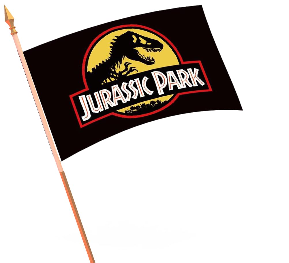3dRose Dinosaurier Garten-Flagge – 30,5 X 45,7 Cm, Aus Polyester, Einseitig Bedruckt, Für Garten & Wand