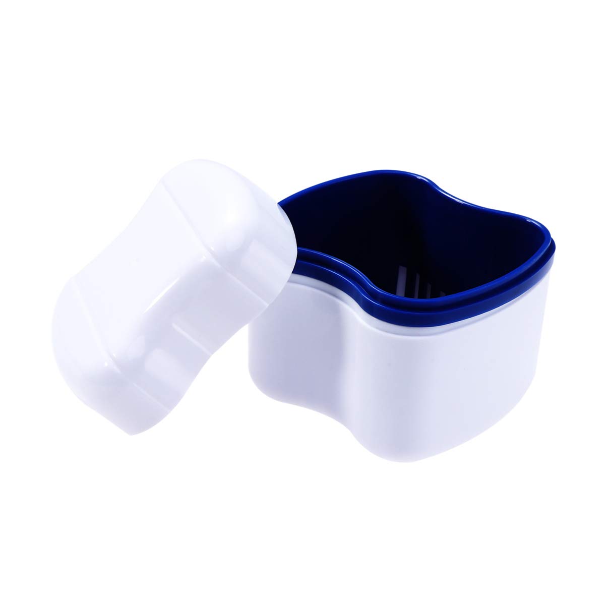 Ubervia Baths - Denture Box Denture Cup Denture Case Denture Bath Cleaning Soaking Cup with Strainer Mouth Guard Night Gum Retainer Container-image-43