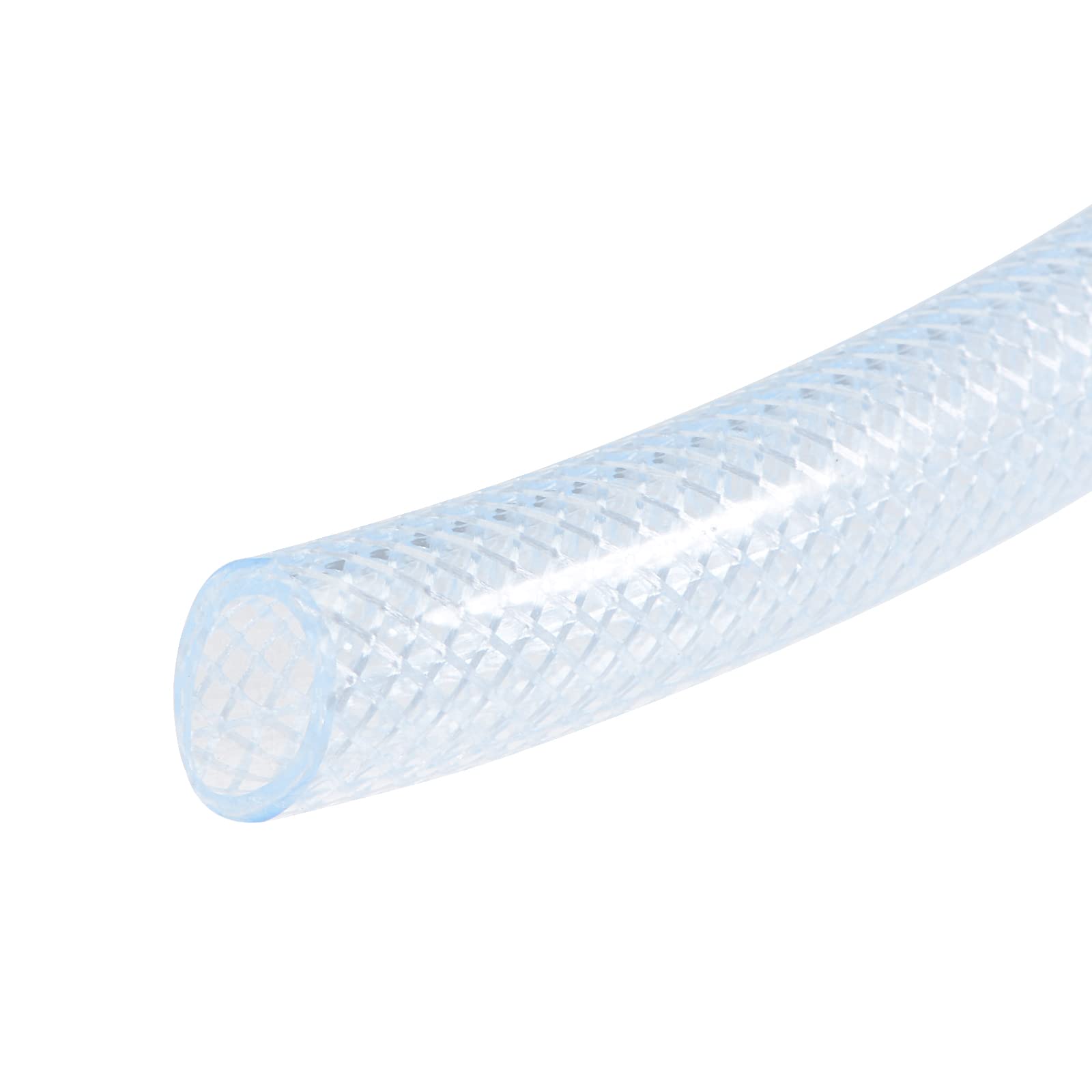 DMiotech 10mm ID 15mm OD Trenzado PVC Tubo Flexible Manguera Tubo para Jardín Agua Tubo, 3 Metros Longitud
