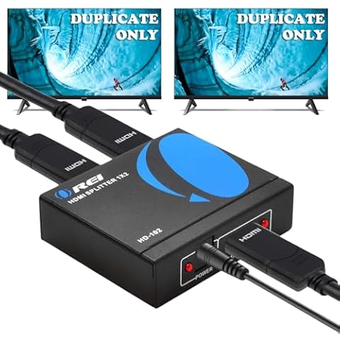 OREI 4K HDMI Splitter 1 in 2 Out Cover