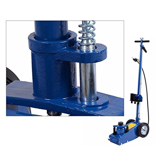 22 Ton Hydraulic Air Floor Jack HD Truck Lift Jacks Service Repair Lifting Tool w/ Wheels