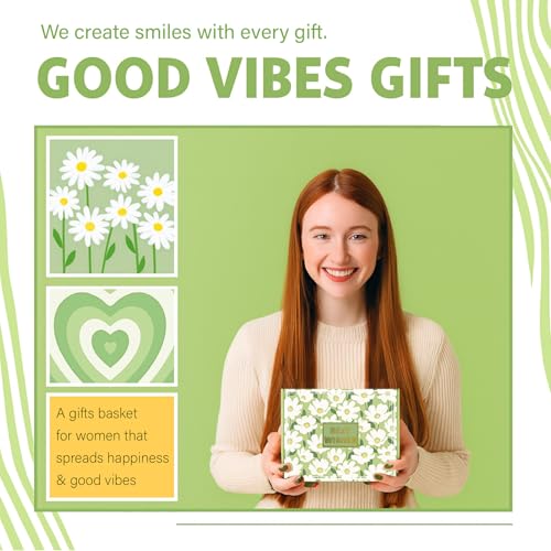 Image of Gift Baskets for Women, Unique Birthday Gifts for Women, Best Friend Inspirational Gifts Spa Gifts Christmas Gift for Woman Ideas Box Set Her Teen Girl Sister Friendship - Brighten up Her Day!