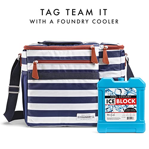 Fit & Fresh Resfriadores legais da + Bloco de gelo para freezer GG, grande e poderoso pacote de gelo