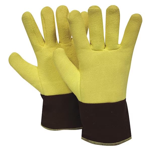 MOLLIFII Heat Resistant Gloves, Ylw, M, PR