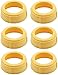 Medela Collar Rings for Medela Baby Bottles 5oz & 8oz | 1 Count (Pack of 6) BPA Free | Compatible with Plastic & Glass Bottles | Mess Free No Leak or Spill