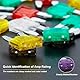Gebildet 15A Mini-Sicherung 15 Ampere ATM APM Flachsicherungen 15 Ampere Kfz-Sicherungen für Wohnmobil, Auto, Motorrad, LKW (20 Stück)