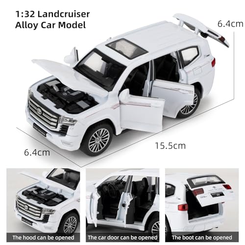 Modelo a Escala 1:32 Landcruiser LC300 Diecast miniatura 3